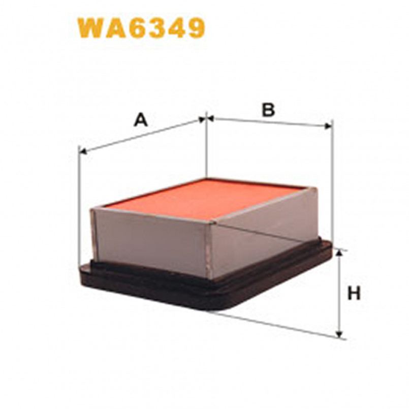 WA6349   (162)  WIX Фільтр повітря