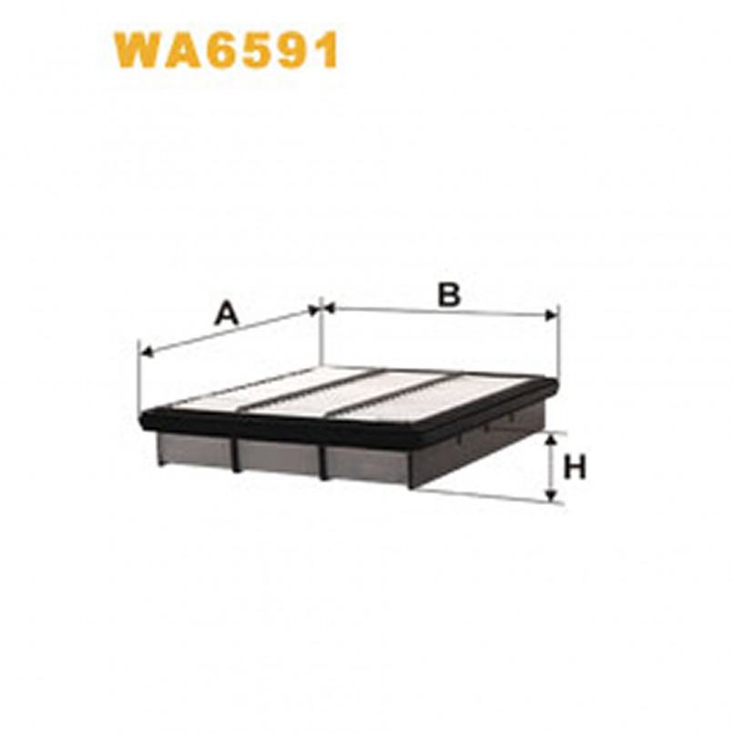 WA6591   (172/2)  WIX Фільтр повітря