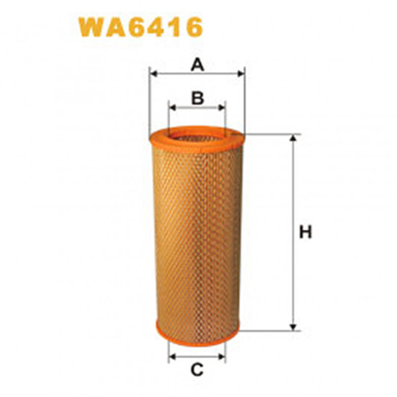 WA6416   (233/1)  WIX Фільтр повітря