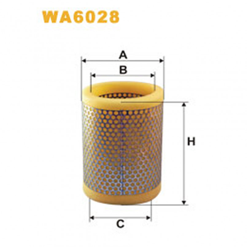 WA6028   (240)  WIX Фільтр повітря