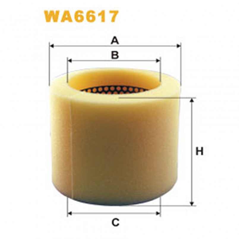 WA6617   (247A)  WIX Фільтр повітря