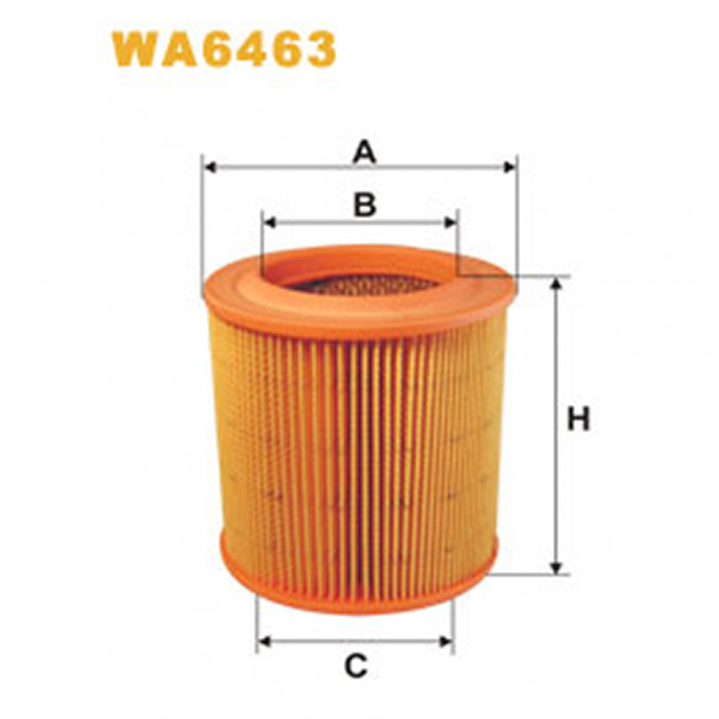 WA6463   (286)  WIX Фільтр повітря