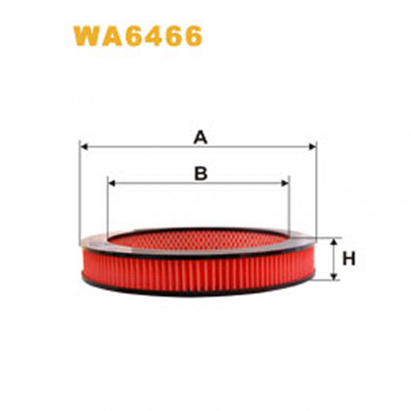 WA6466   (289)  WIX Фільтр повітря