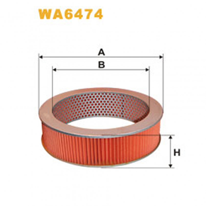 WA6474   (299)  WIX Фільтр повітря