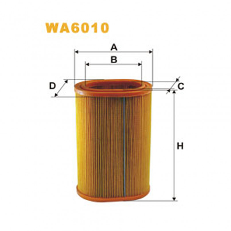 WA6010   (310)  WIX Фільтр повітря