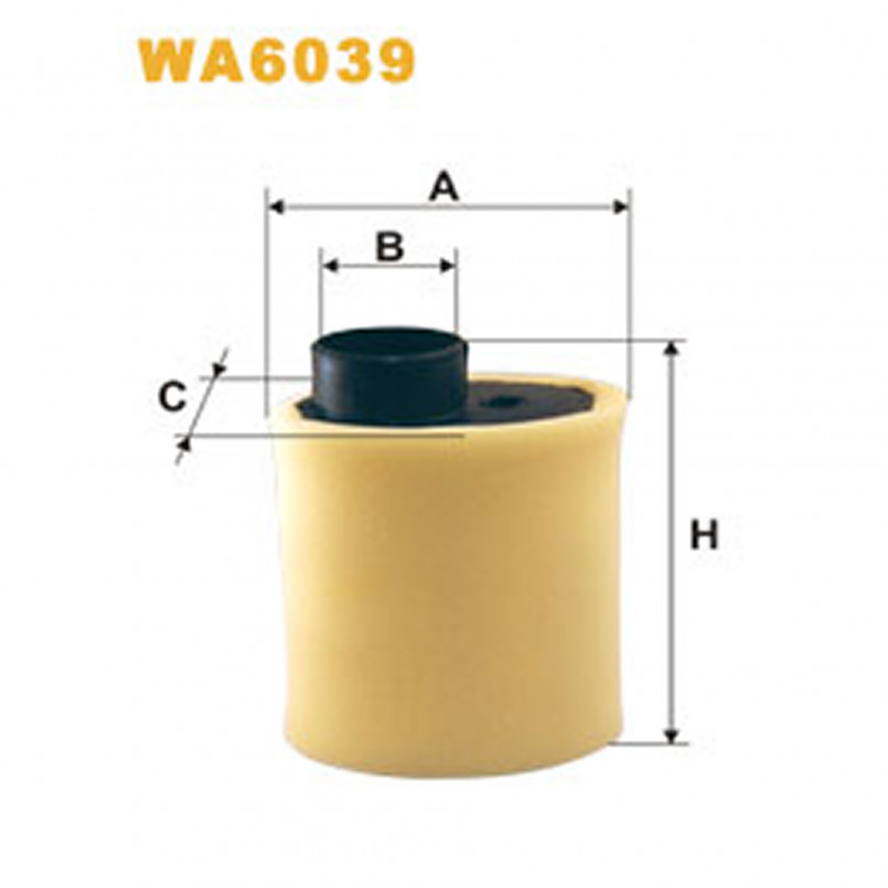 WA6039   (312)  WIX Фільтр повітря