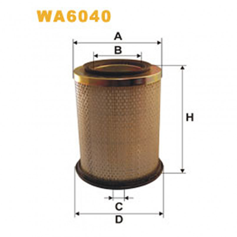 WA6040   (313)  WIX Фільтр повітря