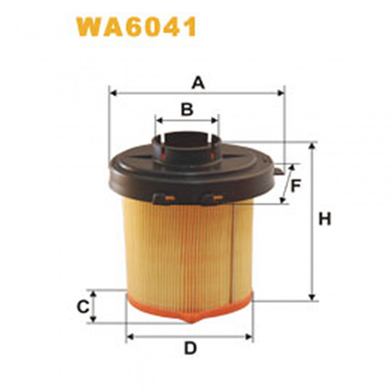 WA6041   (315)  WIX Фільтр повітря