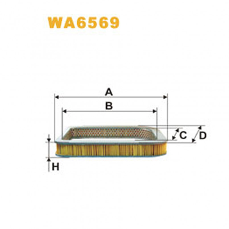 WA6569   (320/1)  WIX Фільтр повітря