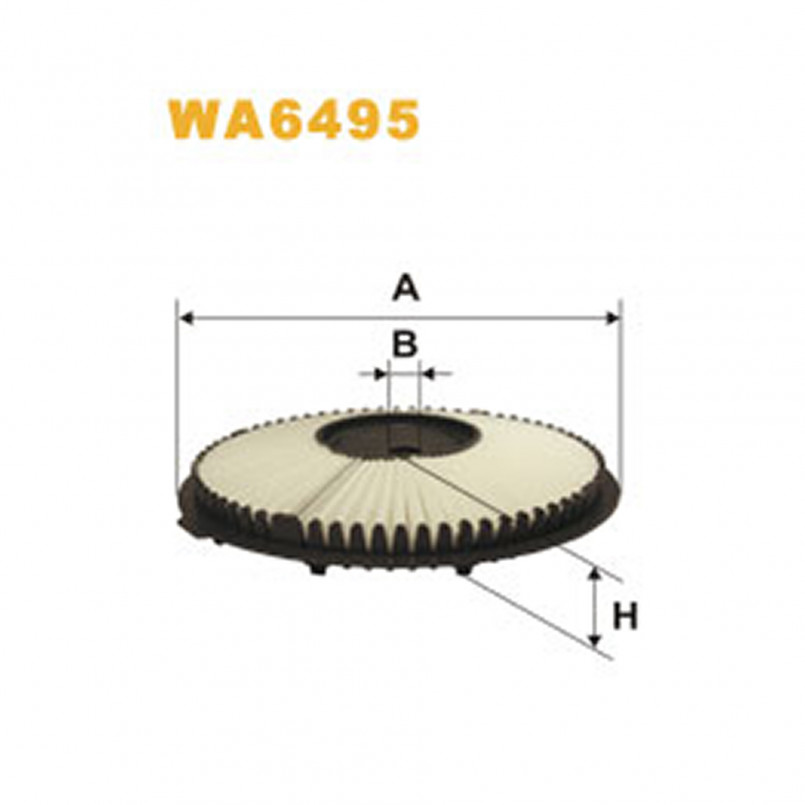 WA6495   (330)  WIX Фільтр повітря