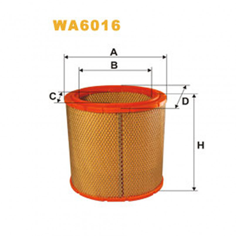 WA6016   (332)  WIX Фільтр повітря