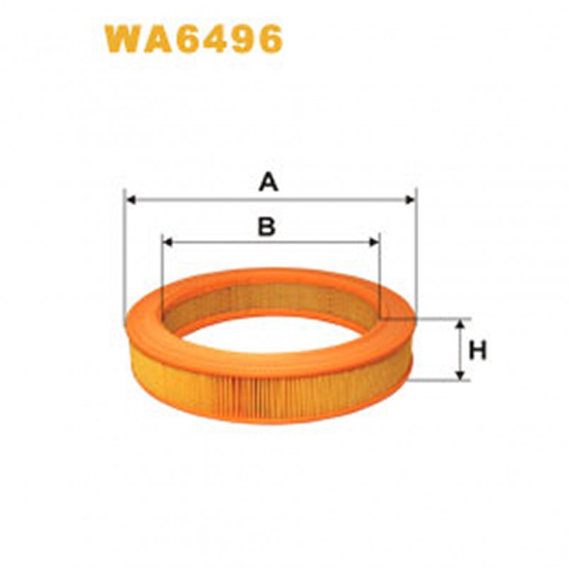 WA6496   (339)  WIX Фільтр повітря
