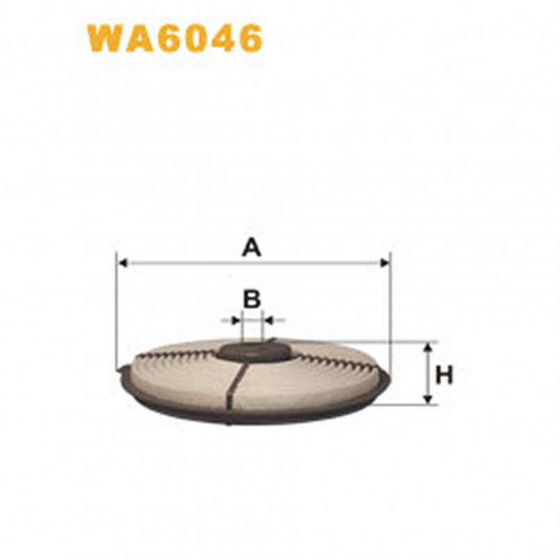 WA6046   (340)  WIX Фільтр повітря