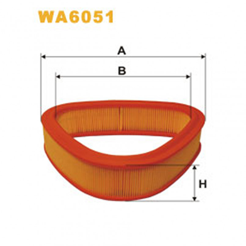 WA6051   (347/1)  WIX Фільтр повітря