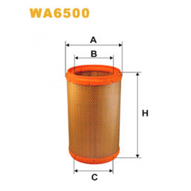 WA6500   (348/1)  WIX Фільтр повітря