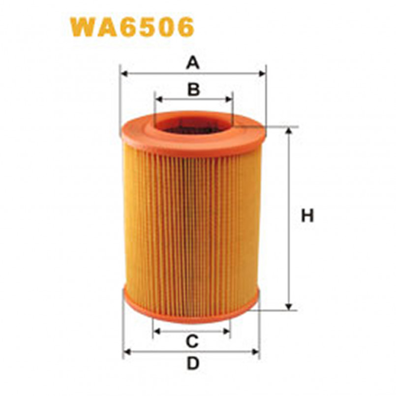 WA6506   (353)  WIX Фільтр повітря