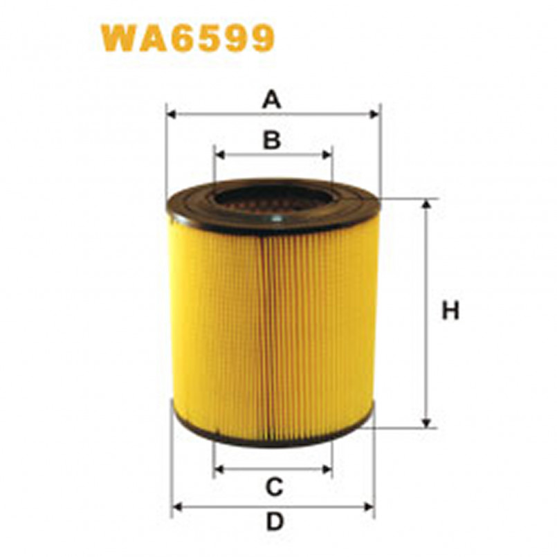 WA6599   (359)  WIX Фільтр повітря