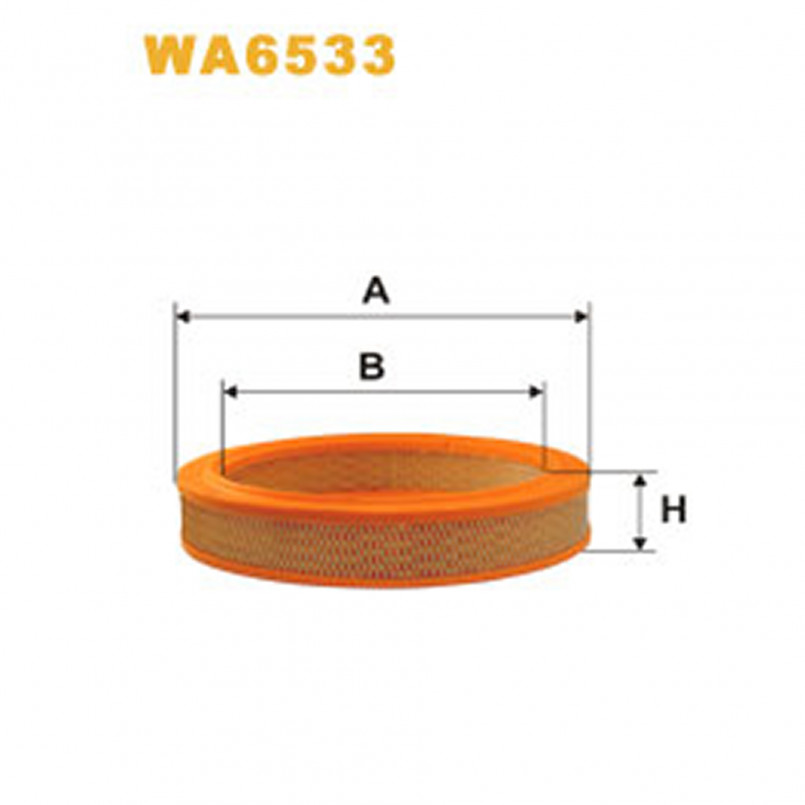 WA6533   (363)  WIX Фільтр повітря