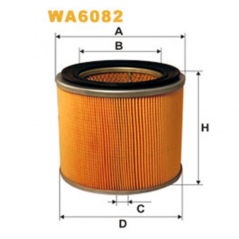 WA6082   (412/1)  WIX Фільтр повітря