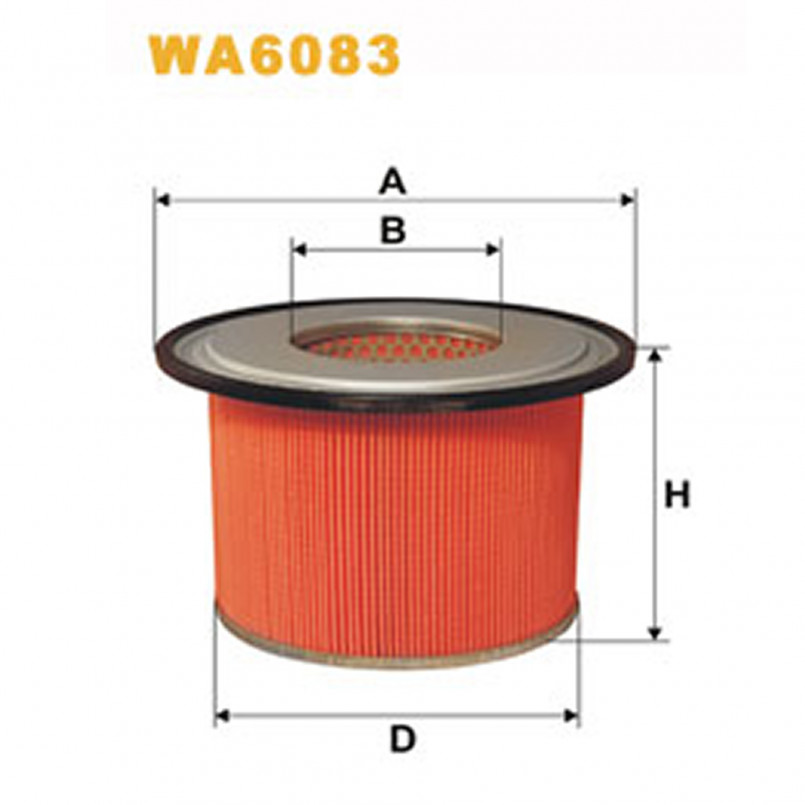 WA6083   (412/2)  WIX Фільтр повітря
