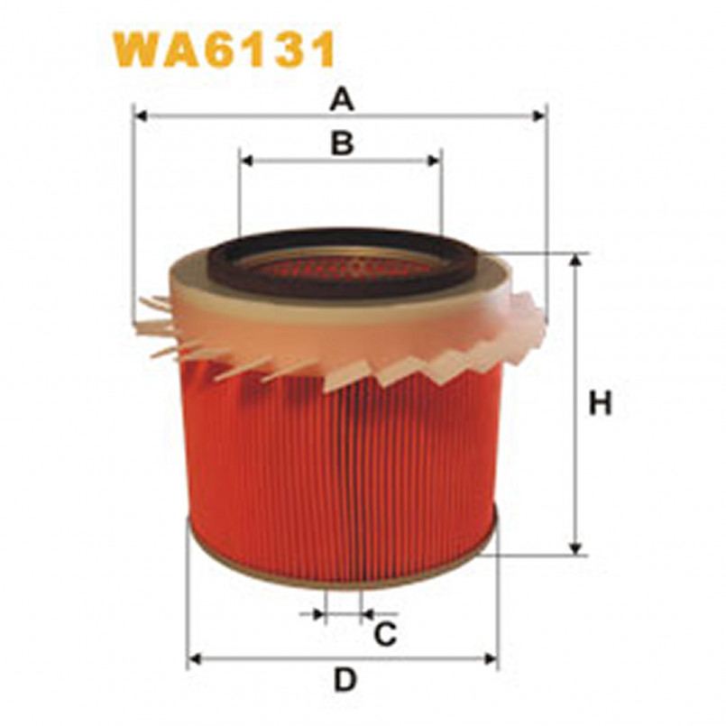 WA6131   (468/1)  WIX Фільтр повітря
