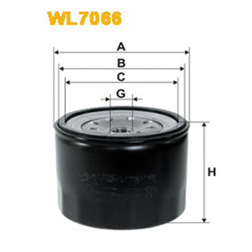 WL7066   (519/1)  WIX Фільтр масла