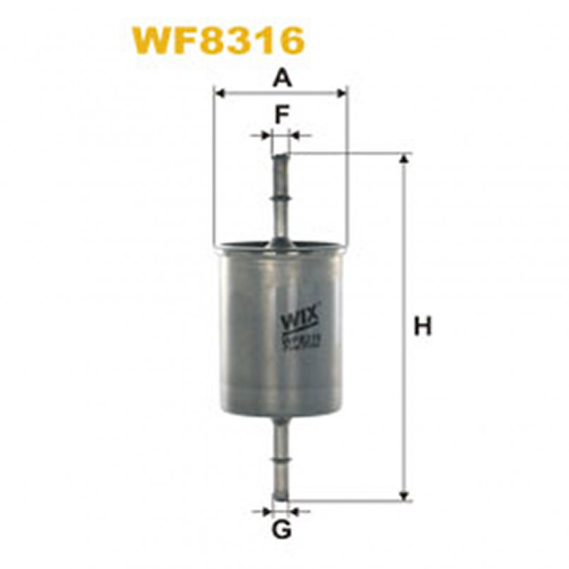 WF8316   (829/1)  WIX Фільтр палива