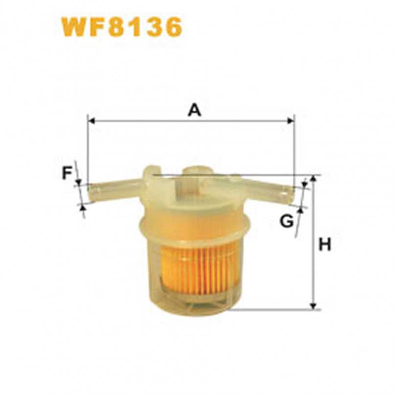 WF8136   (868)  WIX Фільтр палива