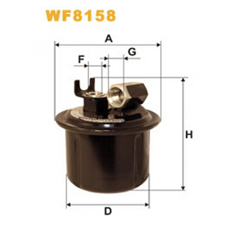 WF8158   (870/1)  WIX Фільтр палива