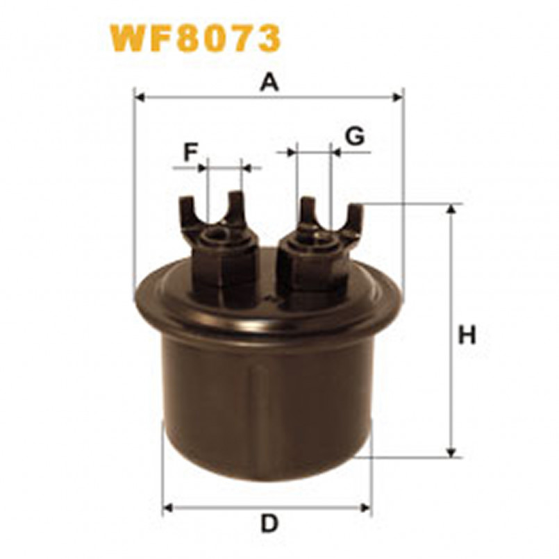 WF8073   (872)  WIX Фільтр палива