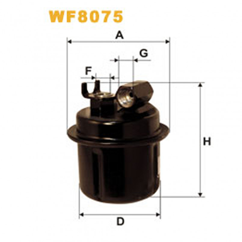 WF8075   (874)  WIX Фільтр палива