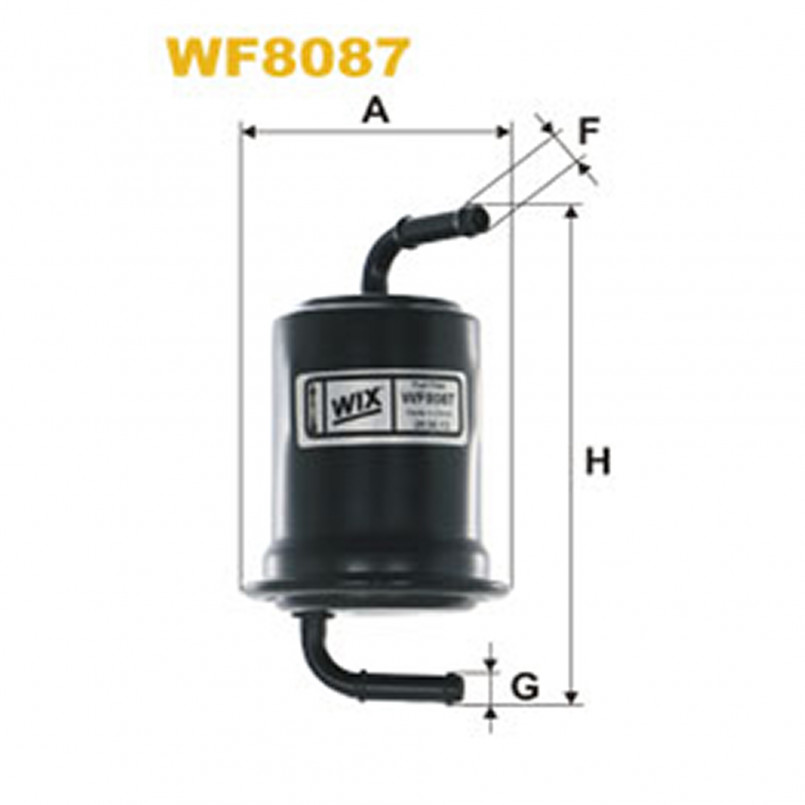 WF8087   (889)  WIX Фільтр палива