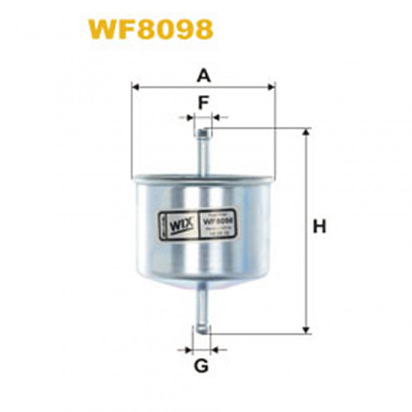 WF8098   (902)  WIX Фільтр палива