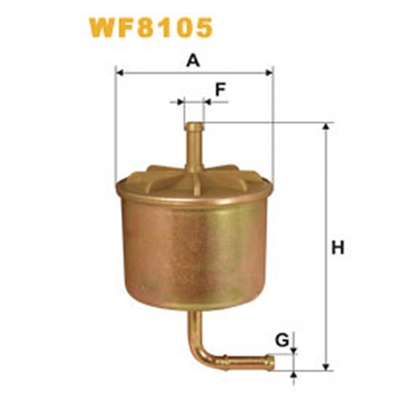 WF8105   (910)  WIX Фільтр палива
