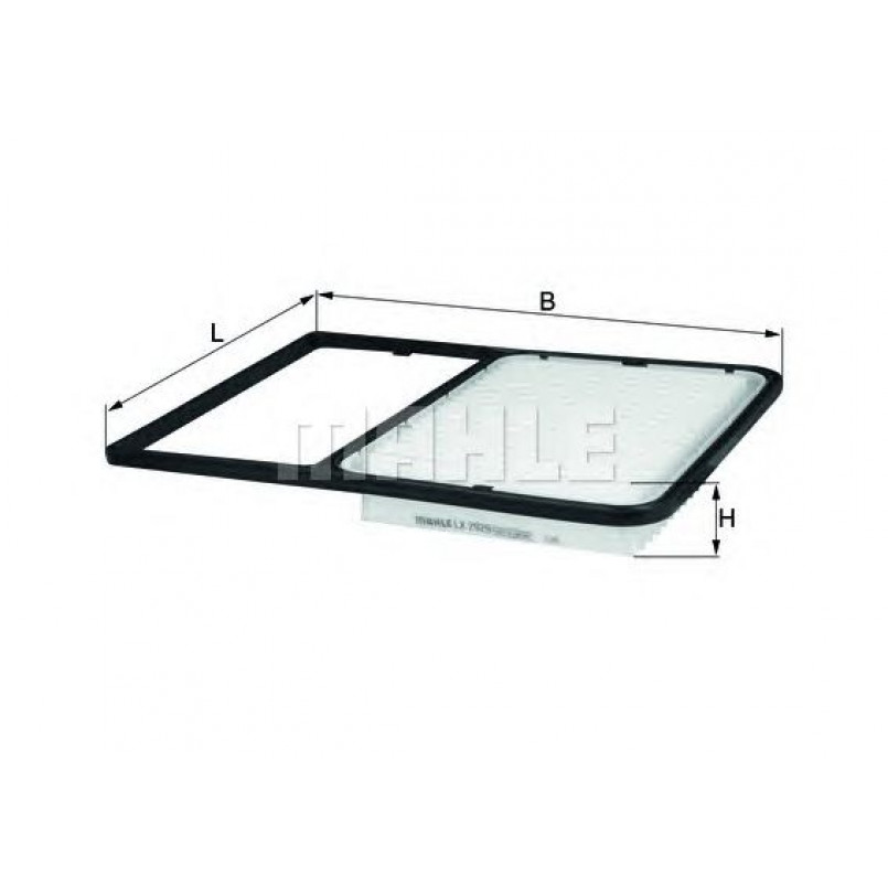 LX2029 Фільтр повітря (MAHLE)