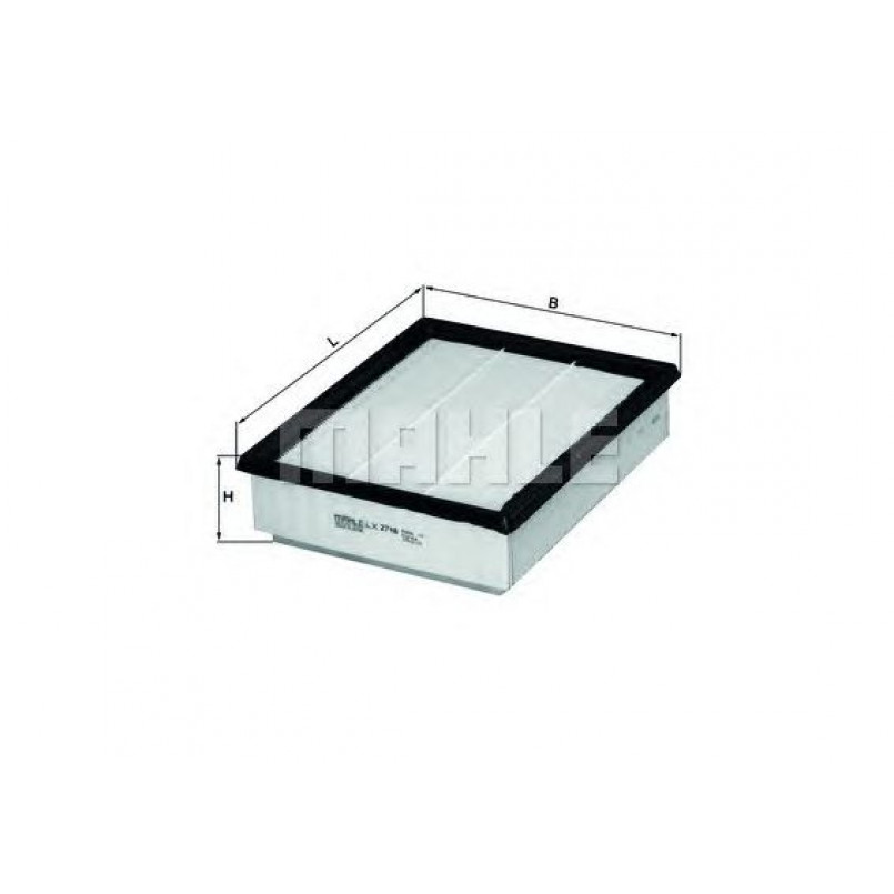 LX2748 Фільтр повітря (MAHLE)