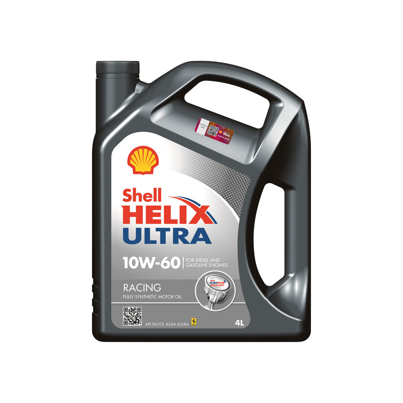 SHELL Helix Ultra Racing 10W-60, 4L (x4) олива моторна