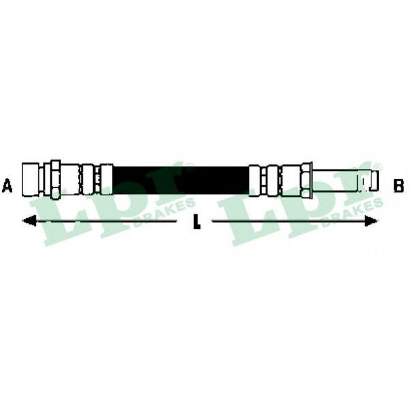 6T47909  LPR - Гальмівний шланг