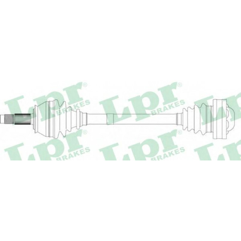 DS13075  LPR - Напіввісь