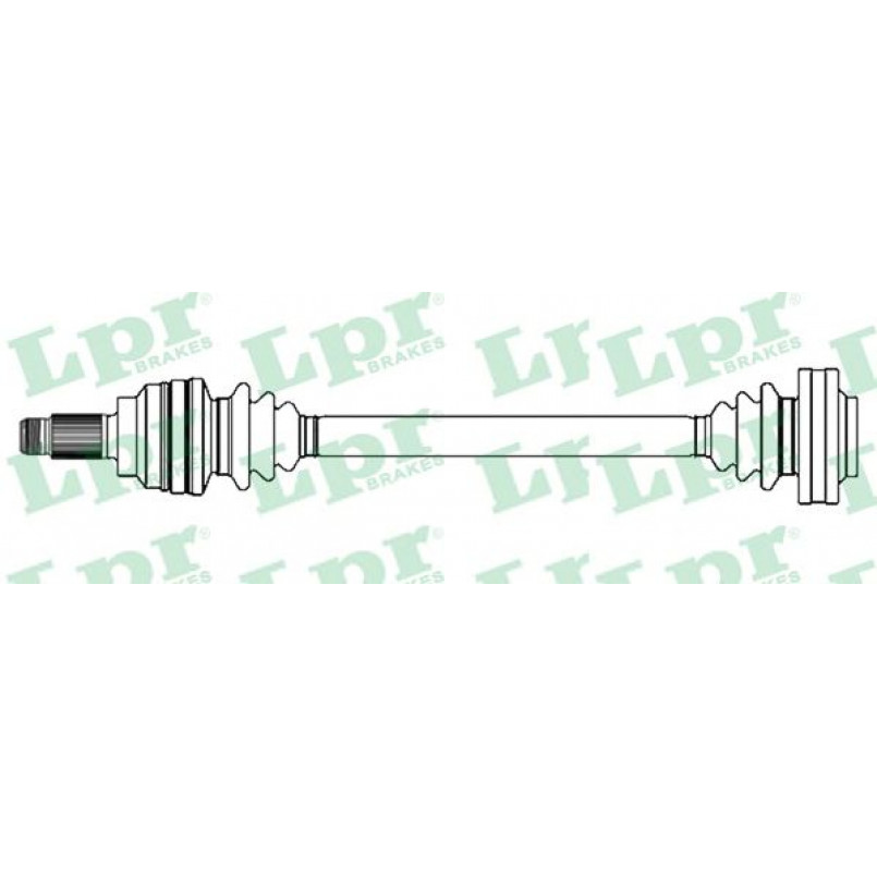 DS15020  LPR - Напіввісь