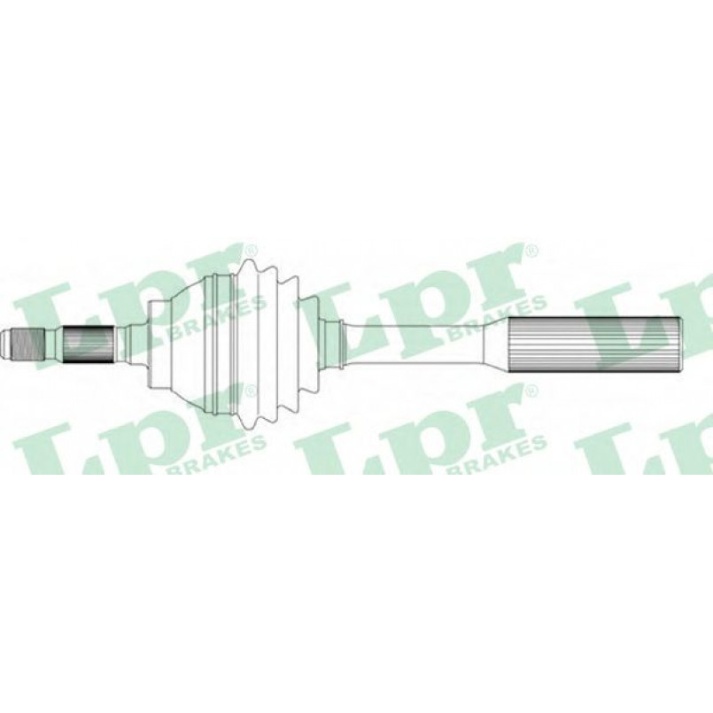 DS16027  LPR - Напіввісь