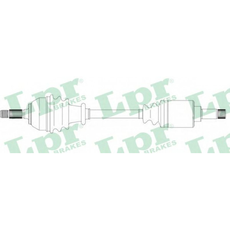 DS16055  LPR - Напіввісь