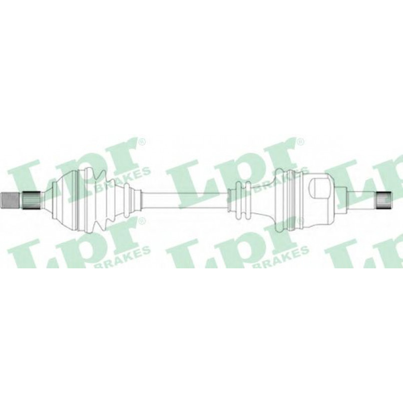 DS16057  LPR - Напіввісь