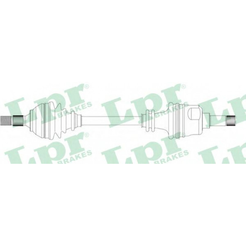DS16077  LPR - Напіввісь