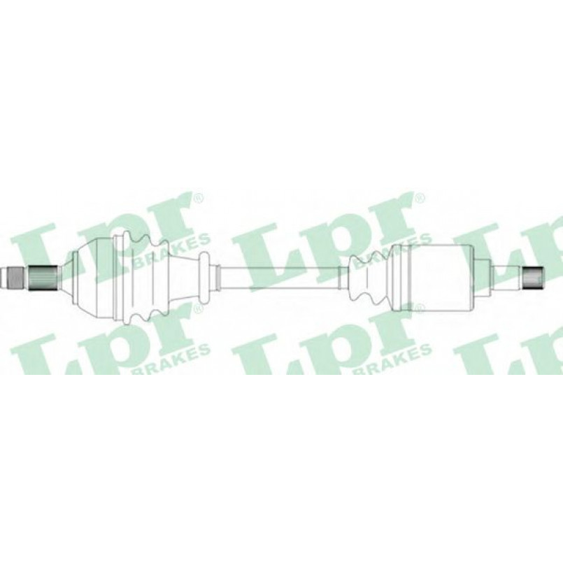 DS16080  LPR - Напіввісь