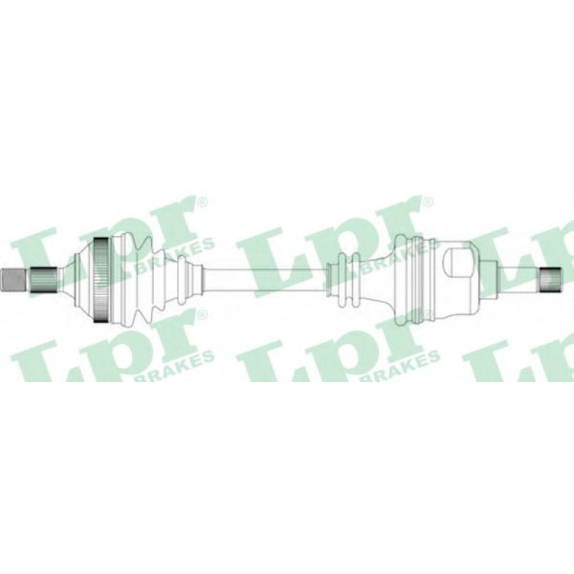 DS16084  LPR - Напіввісь