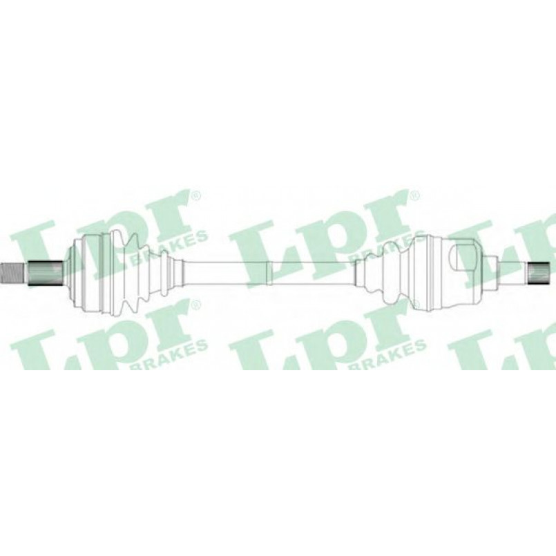 DS16090  LPR - Напіввісь