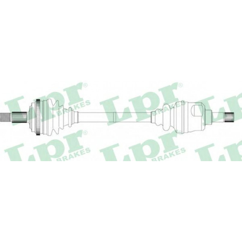 DS16092  LPR - Напіввісь