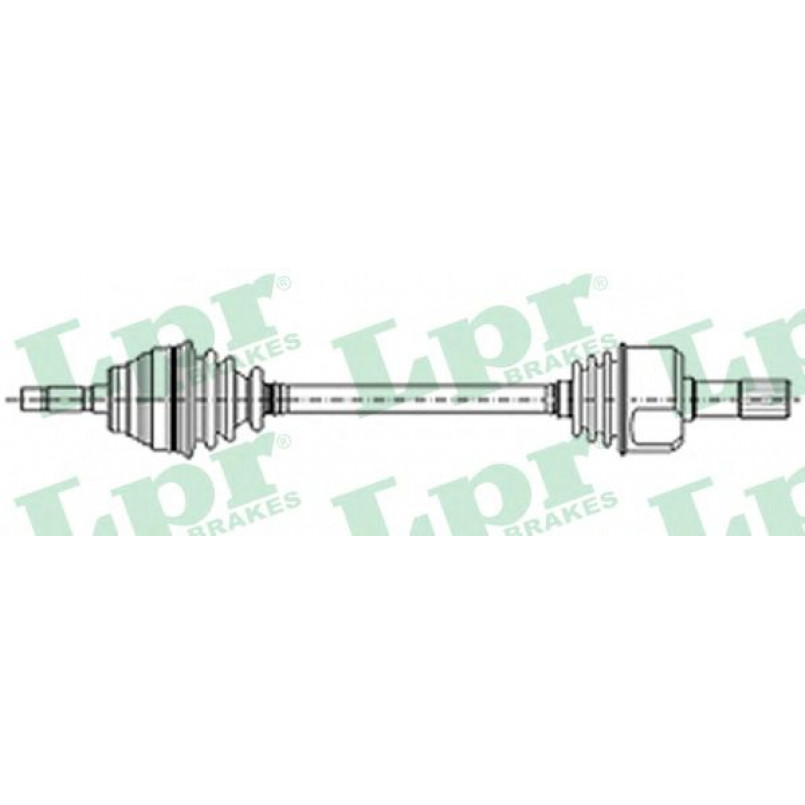 DS16116  LPR - Напіввісь