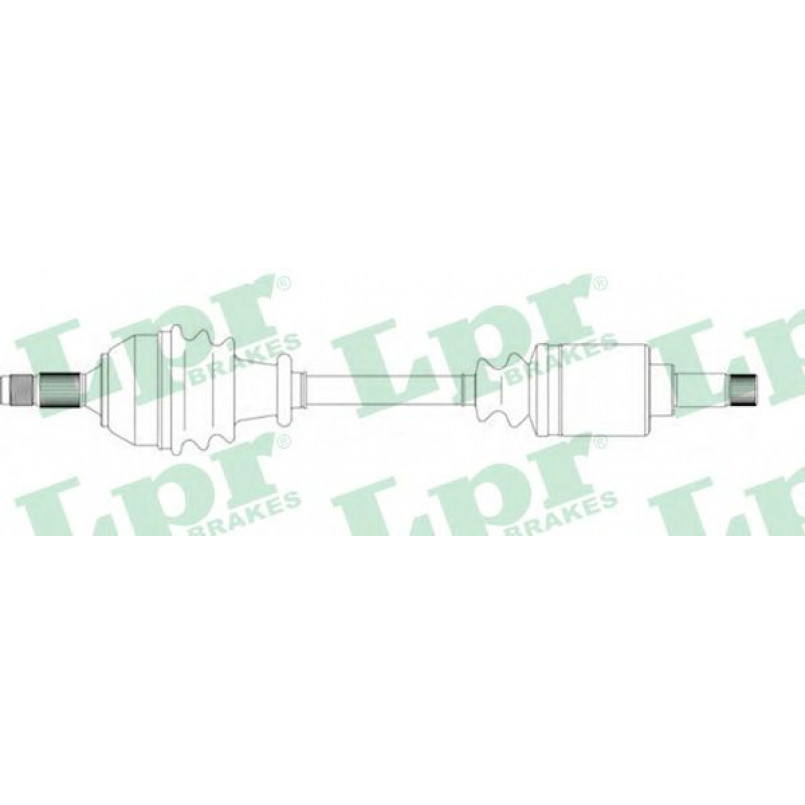 DS16126  LPR - Напіввісь